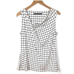 NWT Ivanka Trump Shell Top w/Asymmetrical Neckline